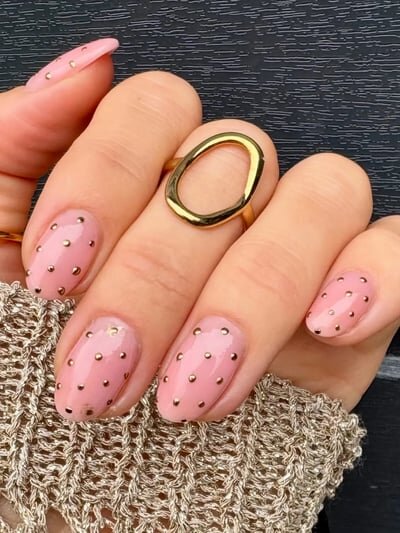 unghie a pois cromati